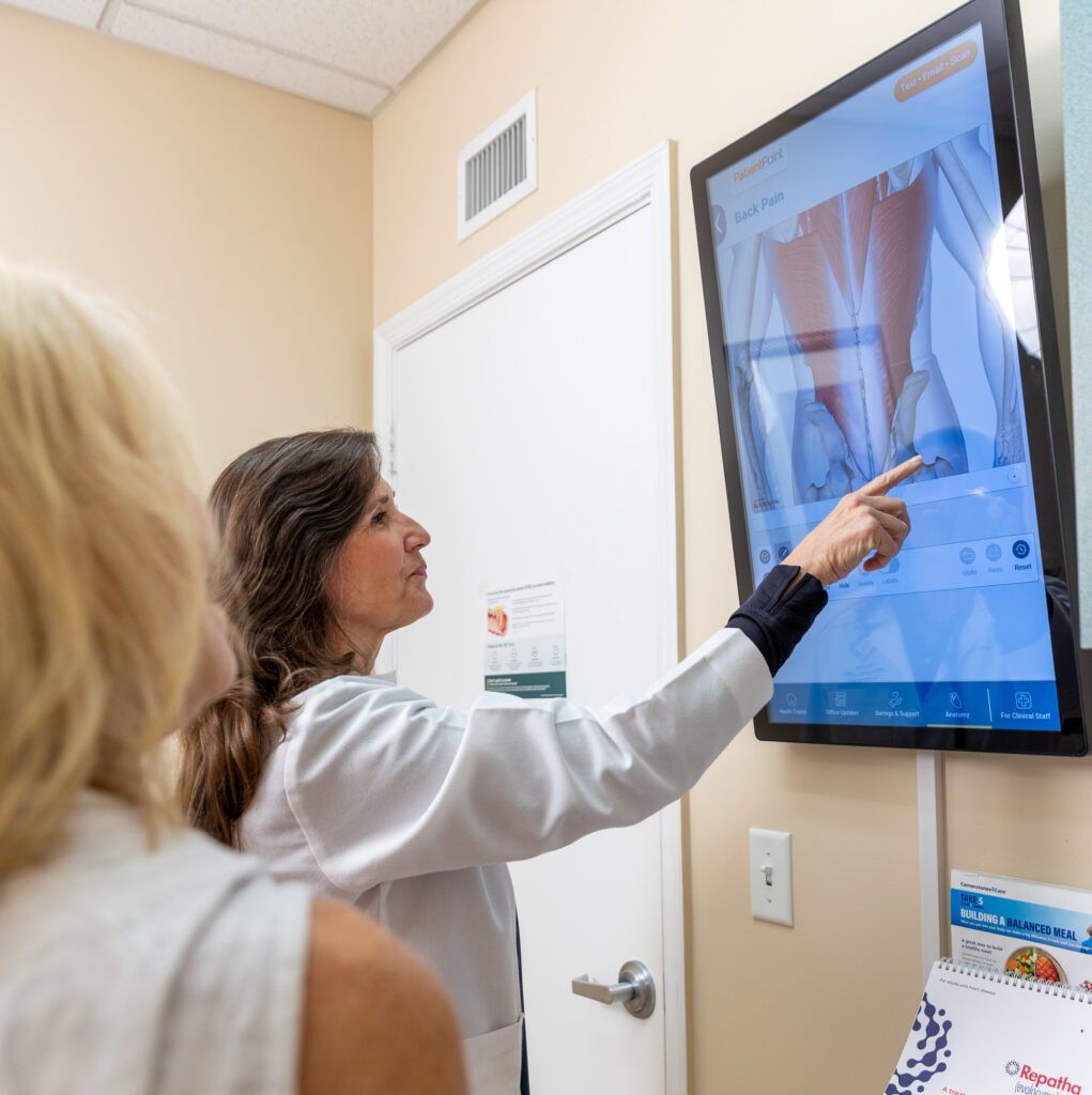 patient discussing wellness goals with physician in Wellington